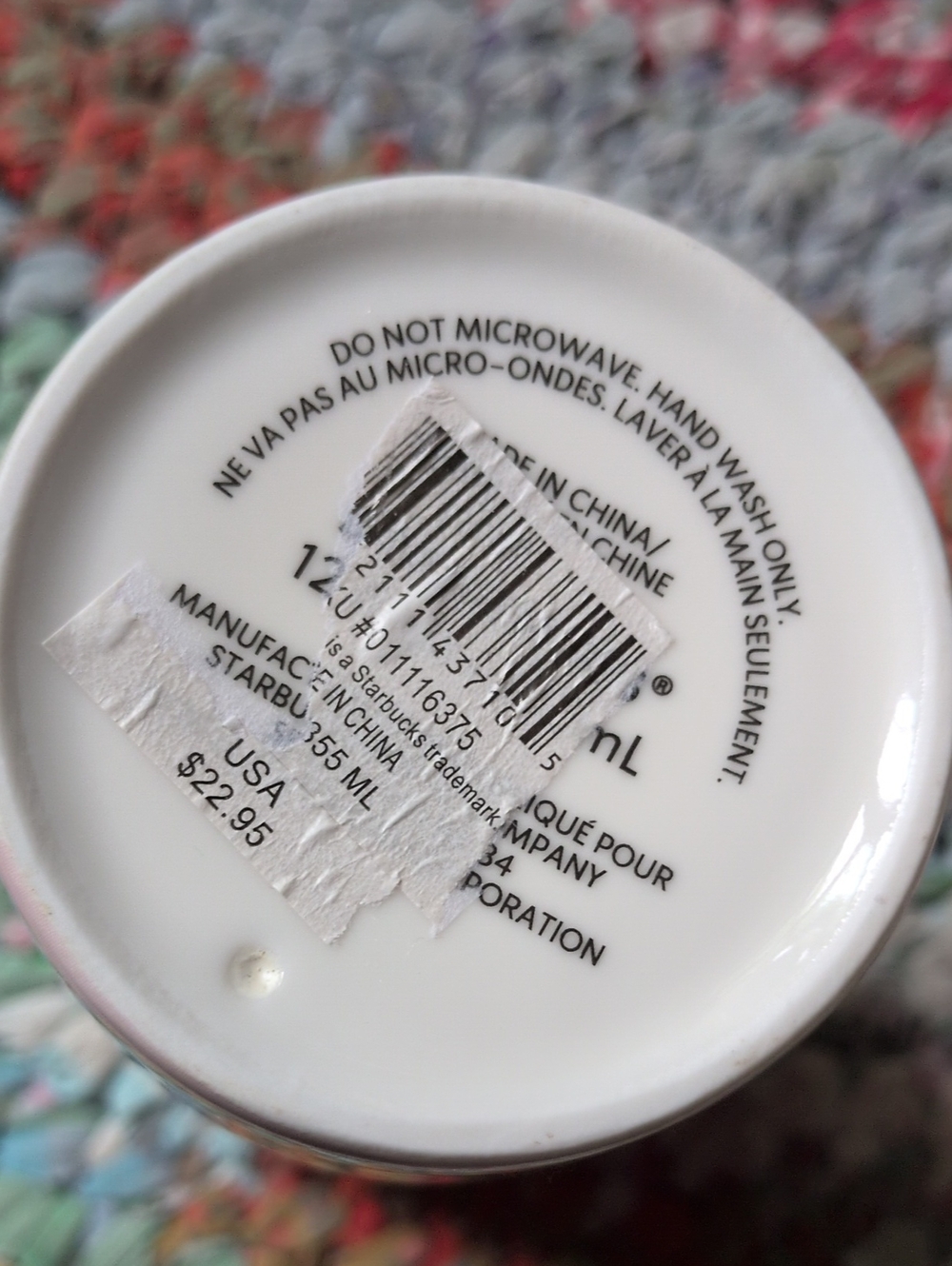 STARBUCKS I NWT 2021 Los Angeles Metallic Sunglasses Ceramic Tumbler with Lid - Picture 9 of 15